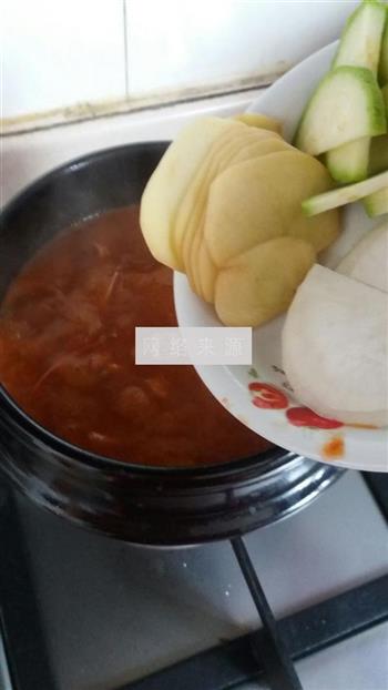 简单版韩式大酱汤的做法步骤3