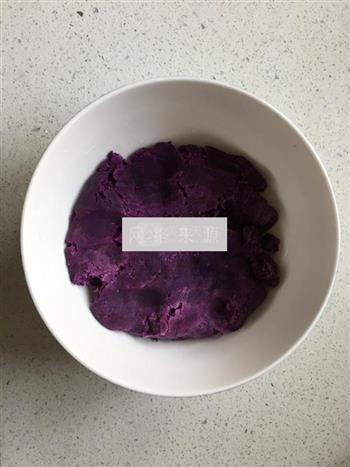 水晶紫薯汤圆的做法图解1