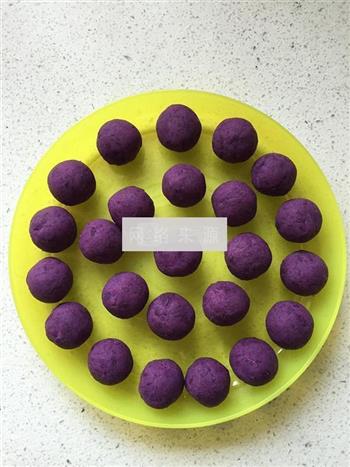 水晶紫薯汤圆的做法图解3