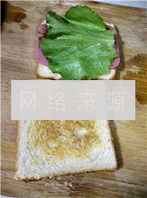 肉松火腿三明治的做法步骤6