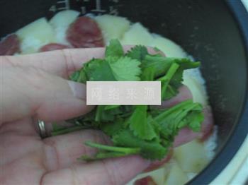 土豆腊肠焖饭的做法图解8