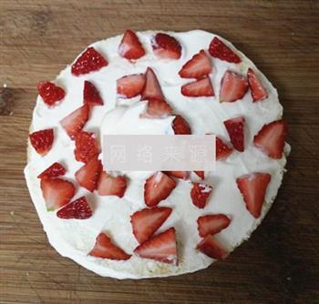 草莓裸蛋糕的做法图解6