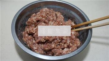 微波炉版口蘑酿肉的做法步骤5