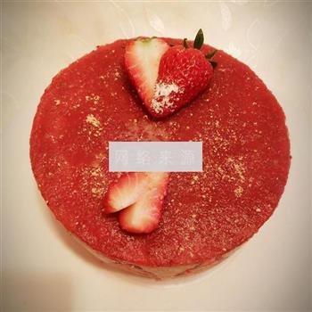 草莓卡仕达慕斯蛋糕的做法图解25