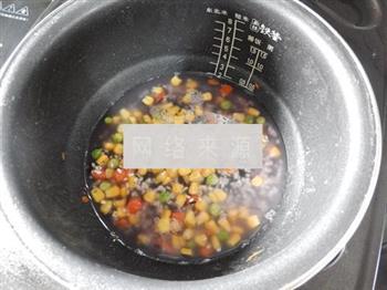杂蔬黑米烧麦的做法图解3