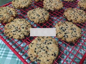 黑芝麻燕麦高纤饼干的做法步骤10