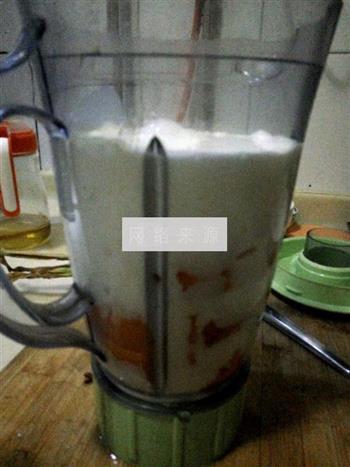 木瓜奶昔的做法步骤2