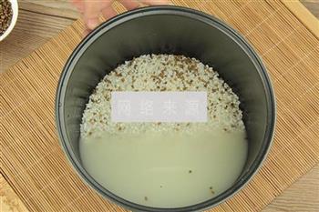 苦荞蒸米饭的做法图解3