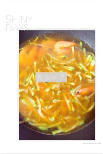 鲜虾萝卜汤的做法图解7