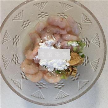 培根虾仁芝士焗饭的做法步骤2