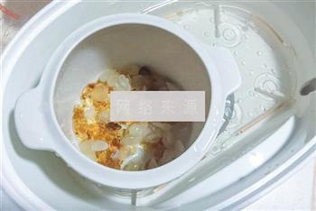 桃胶皂角米炖燕窝的做法步骤2