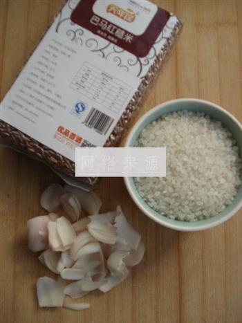 红糙米百合粥的做法图解1