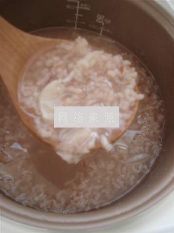 红糙米百合粥的做法图解5