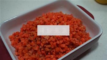 火腿胡萝卜焗饭的做法步骤3