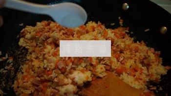 火腿胡萝卜焗饭的做法步骤7