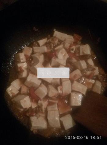 番茄肉末豆腐的做法步骤6