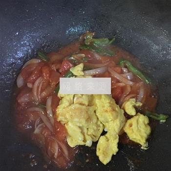 西红柿鸡蛋打卤面的做法步骤8