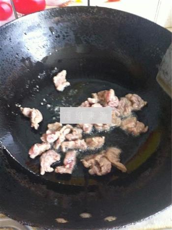 西芹炒肉片的做法步骤4