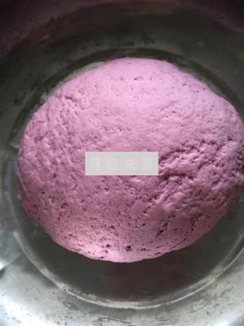 奶香紫薯豆沙包的做法图解10