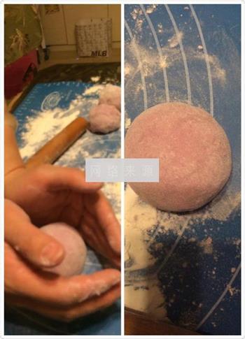 奶香紫薯豆沙包的做法步骤18