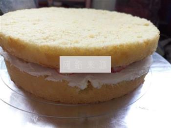 双层生日蛋糕的做法步骤8