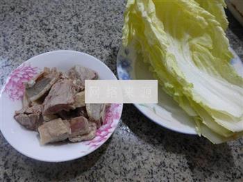 鹅肉炒白菜的做法步骤1