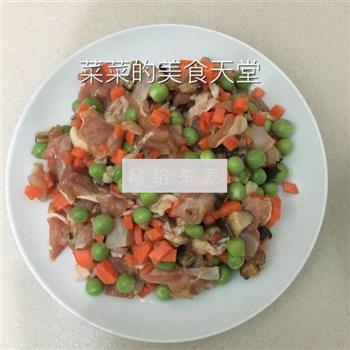 香菇豌豆鸡腿南瓜盅的做法步骤6
