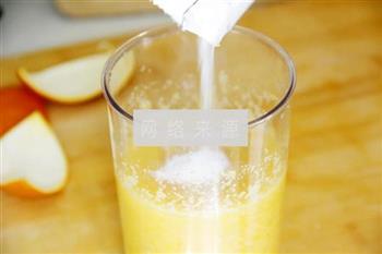 鲜榨蜜梨香橙汁的做法步骤11