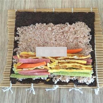 红梗米紫菜包饭的做法步骤7