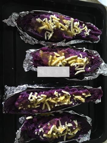 芝士焗紫薯的做法步骤4