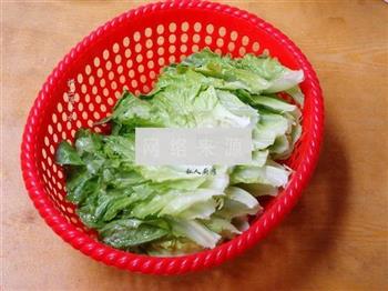 酸蒜白勺生菜的做法步骤2