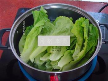 酸蒜白勺生菜的做法步骤4
