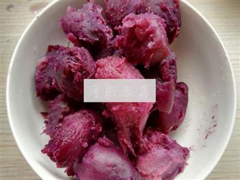 原味核桃紫薯泥的做法步骤4