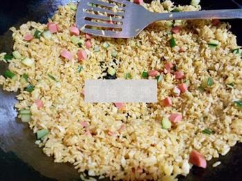 家常炒米饭的做法步骤10