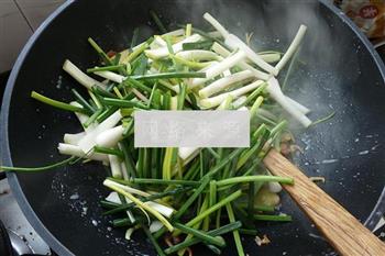 虾米肉丝炒荞菜的做法图解4