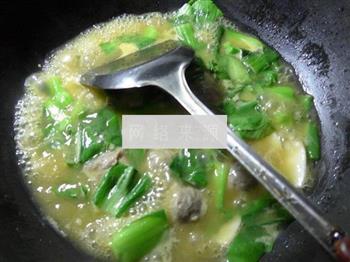 牛筋丸菜芯年糕汤的做法图解5