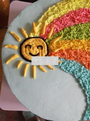 彩虹蛋糕的做法步骤12