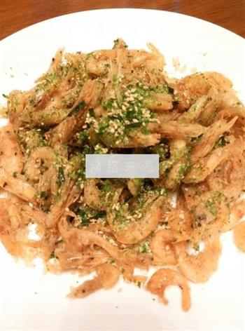 蒜香海苔小河虾的做法图解11