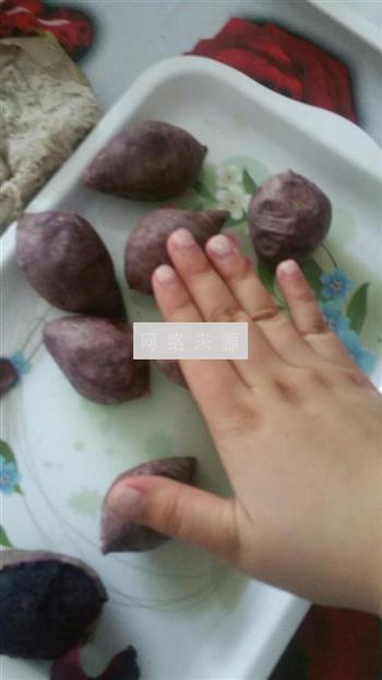 烤紫薯地瓜的做法图解3