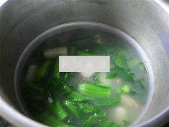 菜芯山药龙骨汤的做法步骤10