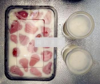 草莓牛奶生羊羹的做法图解9