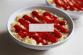 鸡排番茄蛋焗饭的做法步骤6
