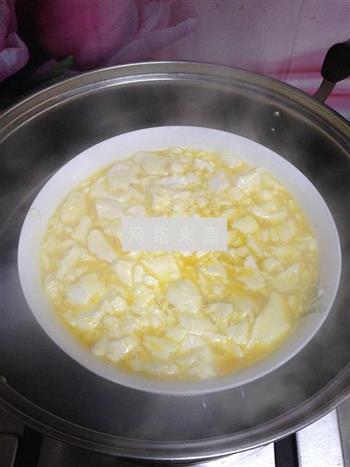 鸡蛋豆腐蒸肉末的做法步骤5