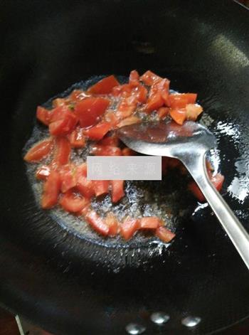 西红柿胡萝卜炒花菜的做法步骤5