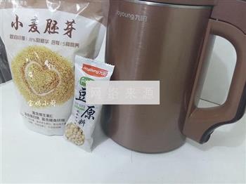 小麦胚芽米豆浆的做法步骤1