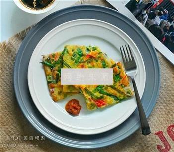 韩式香松虾仁煎饼的做法图解15