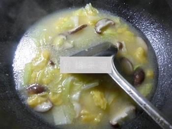 香菇白菜玉米面疙瘩的做法图解9