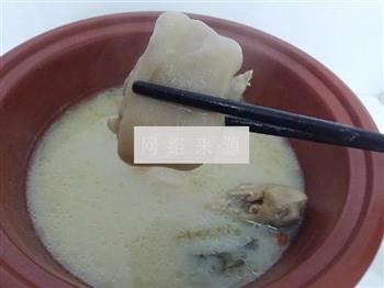 豆浆蹄煲鸡的做法步骤10