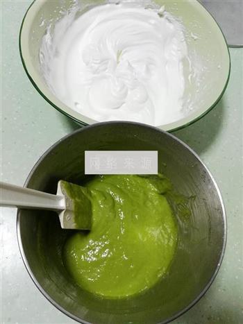 青汁木糖醇蛋糕的做法步骤6