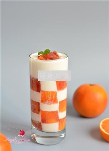 血橙酸奶杯的做法图解10